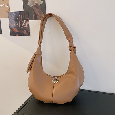 Γυναικεία έκο δερμάτινη τσάντα με φερμουάρ σε διάφορα χρώματα