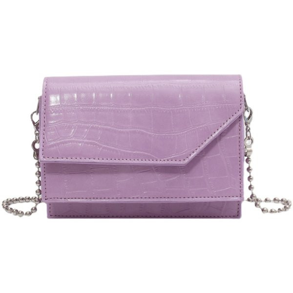 Γυναικεία έκο δερμάτινη τσάντα με αλυσίδα