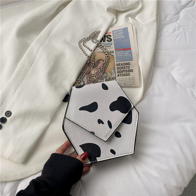 Jauna modeļa sieviešu soma ar garu rokturi un dzīvnieku apdruku