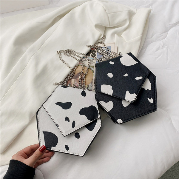 Jauna modeļa sieviešu soma ar garu rokturi un dzīvnieku apdruku