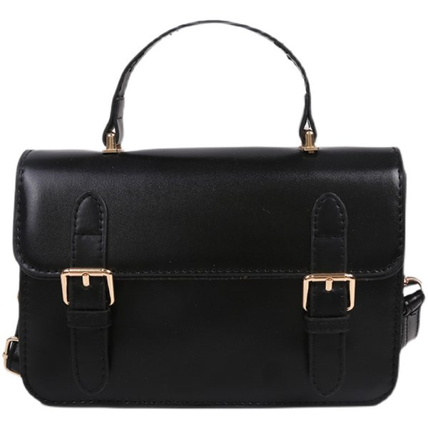 Γυναικεία έκο δερμάτινη τσάντα με αγκράφα-ρετρό στιλ