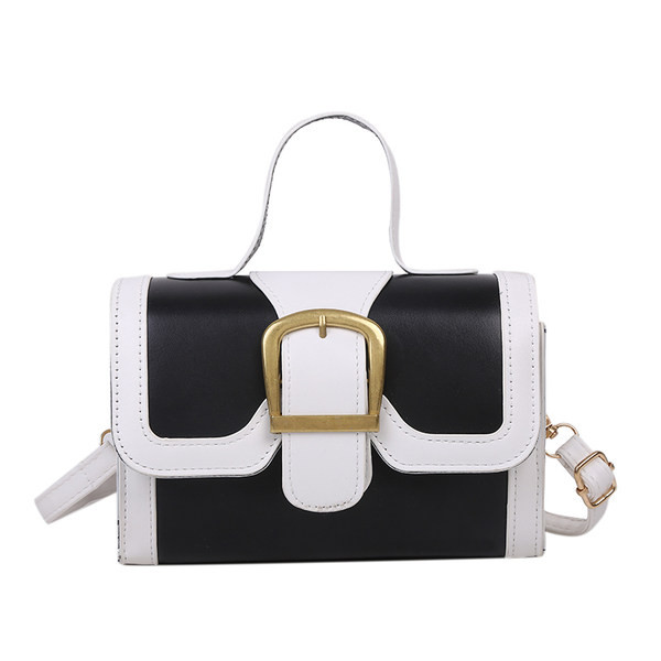 Νέο μντέλο γυναικεία τσάντα μικρό μεγέθος με κοντή και μακριά λαβή και μεταλλική στερέωση