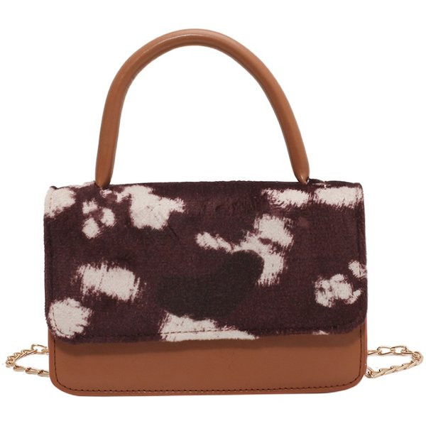 Γυναικεία έκο δερμάτινη τσάντα με δύο λαβές - μεταλλικό κούμπωμα