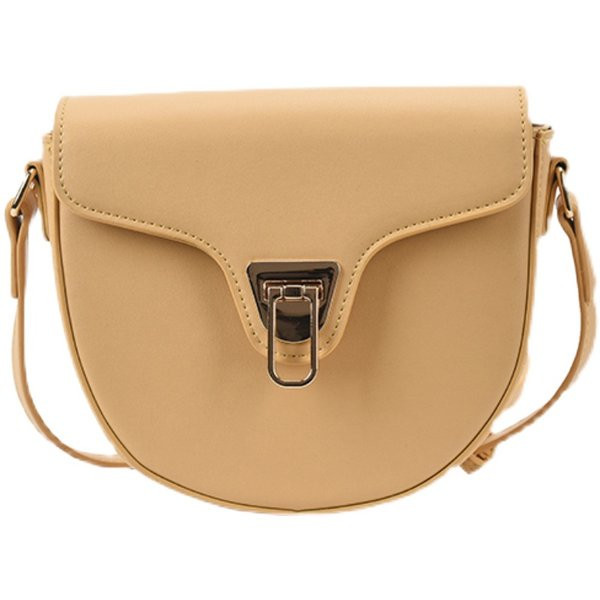 Γυναικεία τσάντα έκο δερμάτινη και μεταλλικό κούμπωμα