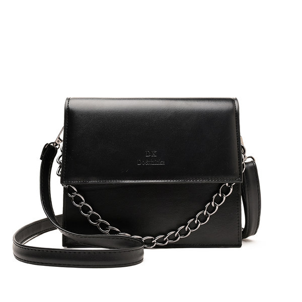 Νέο μοντέλο κομψή γυναικεία τσάντα με μεταλλική αλυσίδα