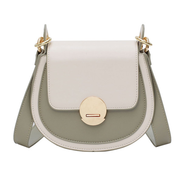 Μικρή έκο δερμάτινη τσάντα νέο μοντέλο με μεταλλική στερέωση