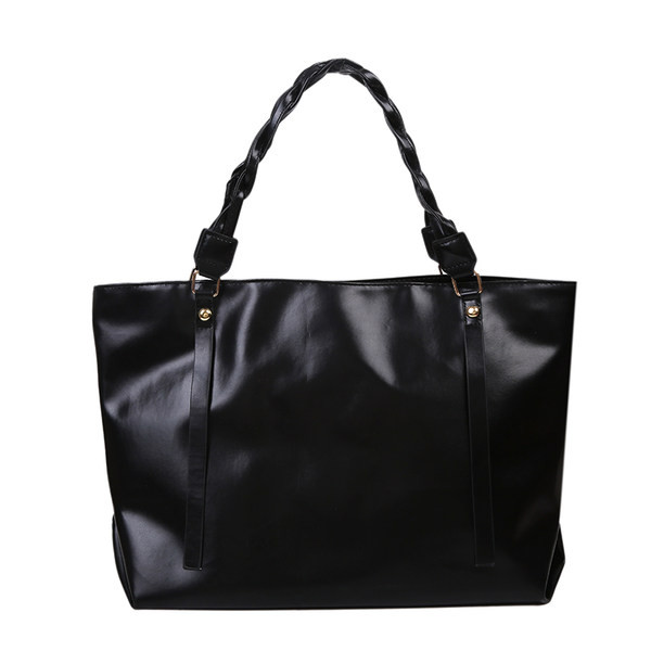 Geanta casual de dama din piele cu maner scurt