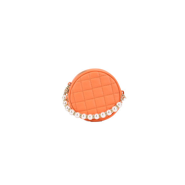 Geanta de dama cu forma rotunda si perle