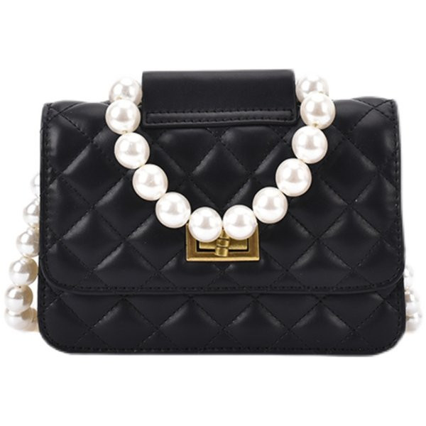 Geanta de dama din piele cu maner lung si scurt sidefat