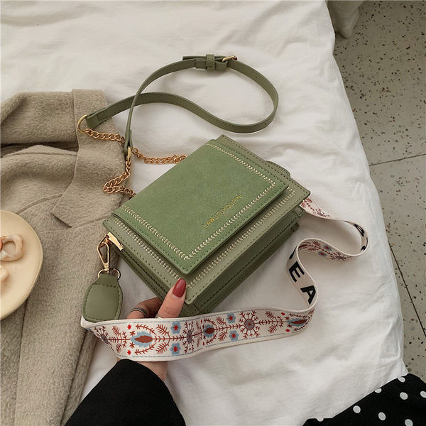 Geanta mica de dama cu doua manere - textil si piele