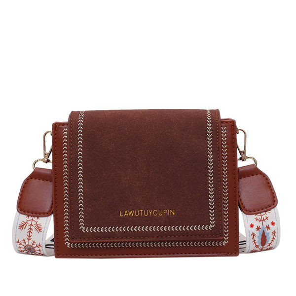 Geanta mica de dama cu doua manere - textil si piele