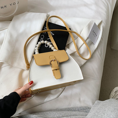 Geanta de dama eleganta cu catarama si perle