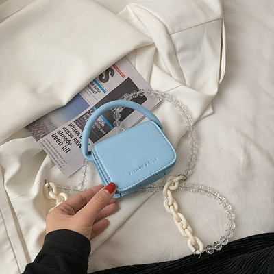 Γυναικεία μικρή τσάντα με μεγάλες και κοντές λαβές σε διάφορα χρώματα