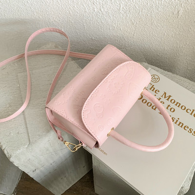 Νέα μοντέλο γυναικεία έκο δερμάτινη τσάντα με μακριά και κοντή λαβή