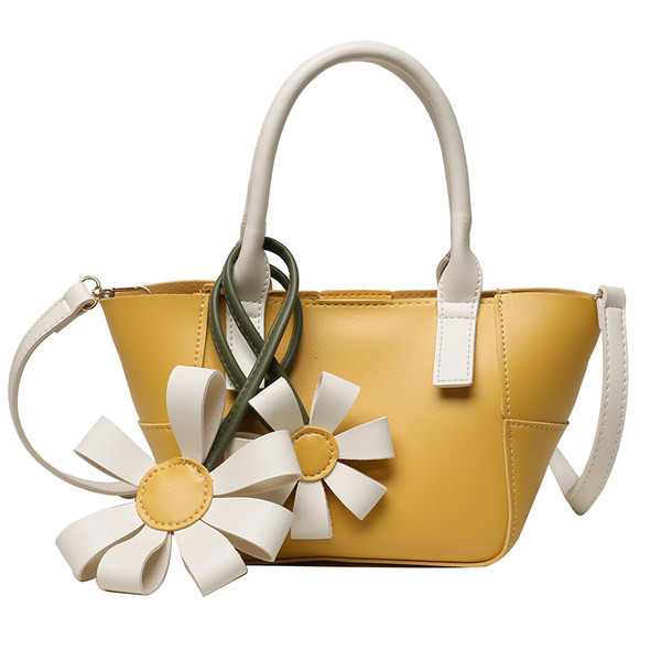 Sieviešu mini soma ar 3D ziediem