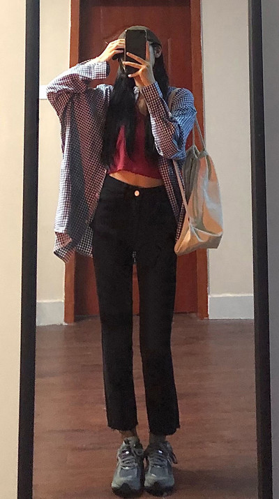 Γυναικεία casual τζιν με ψηλή μέση - δύο μοντέλα