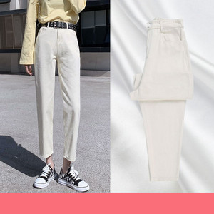 Casual γυναικεία τζιν με υψηλή μέση - πολλά χρώματα