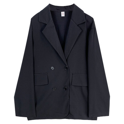 Γυναικείο μοντέρνο μακρύ σακάκι με κουμπιά