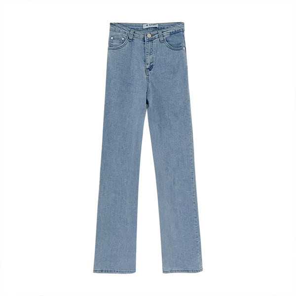 Γυναικείο τζιν απλό μοντέλο με τσέπες - σλιμ μοντέλο