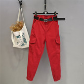 Blugi dama sport-casual cu buzunare si talie inalta