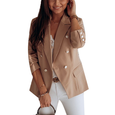 Elegantna ženska kratka jakna elegantan model na gumbe