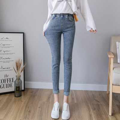 Τζην γυναικείο τζιν Λεπτό μοντέλο με ελαστική μέση