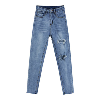 Model nou de blugi de dama cu talie dreapta rupta si inalta