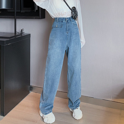 Γυναικεία casual τζιν με ψηλή μέση - διάφορα μοντέλα