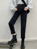 Blugi de dama de culoare neagra cu lungime 7/8