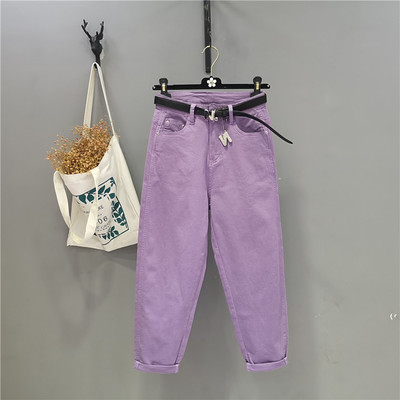 Jauns sieviešu džinsu modelis ar kabatām un augstu vidukli - vairākas krāsas