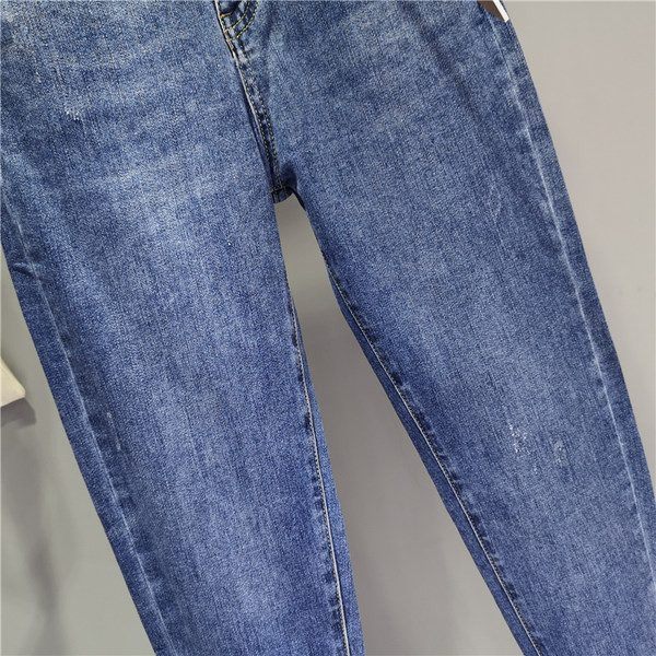 Ikdienas sieviešu vienkrāsaini džinsi ar augstu vidukli