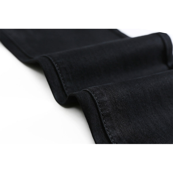 Blugi de damă cu picioare Charleston asimetrice