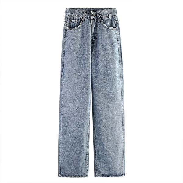 Ženske traperice s visokim strukom i džepovima