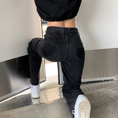 Blugi de dama lati cu buzunare