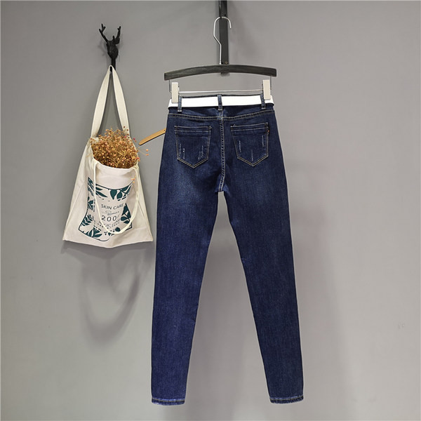 Model nou de blugi de dama Model Slim - cu talie inalta