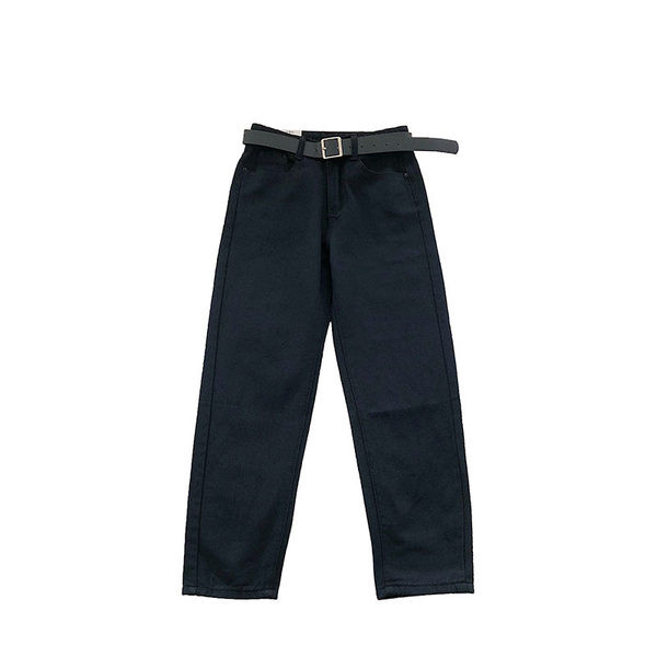 Blugi de dama cu talie inalta si buzunare