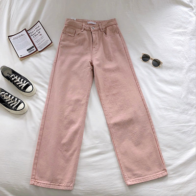 Γυναικεία τζιν με υψηλή μέση με ψηλή μέση