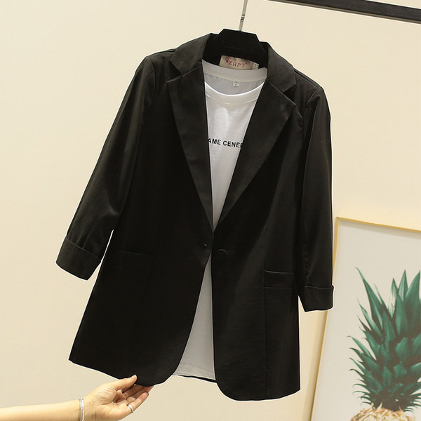 Geaca de dama moderna model simplu cu nasture si buzunare