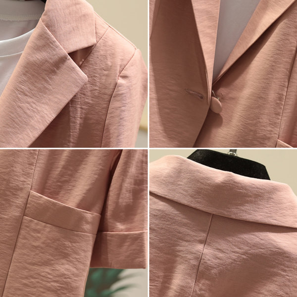 Geaca de dama moderna model simplu cu nasture si buzunare