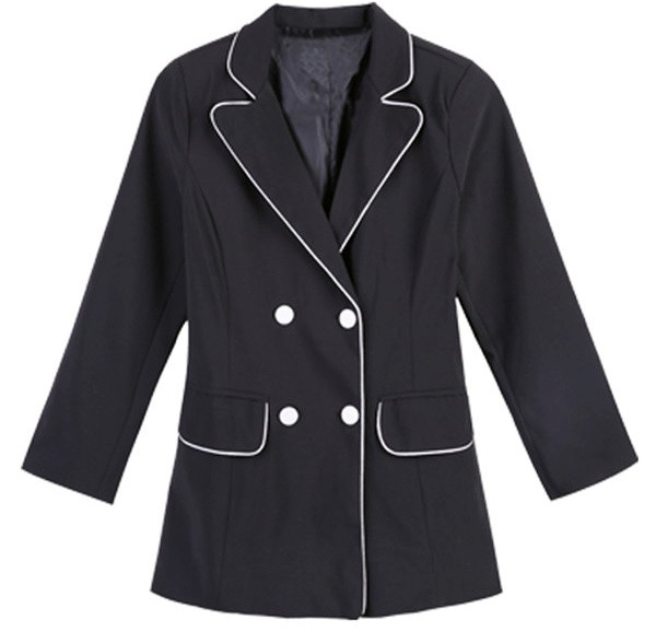 Geaca casual dama moderna model lung cu nasturi