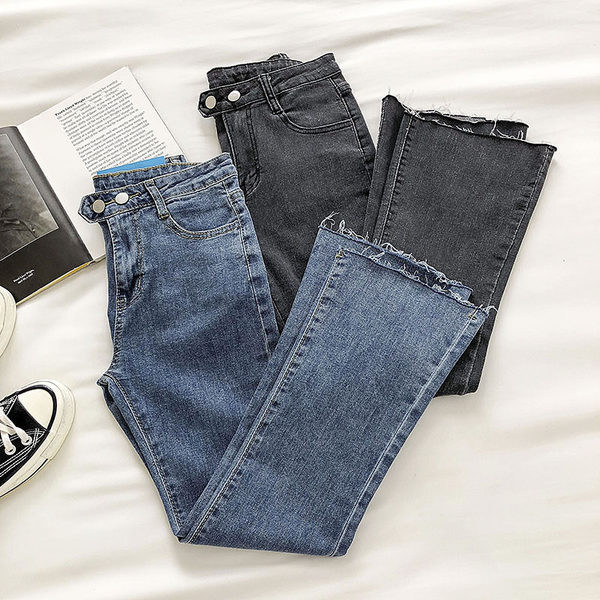 Čārlstonas sieviešu džinsi ar augstu vidukli