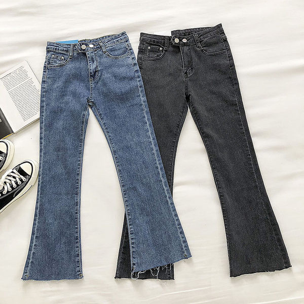 Čārlstonas sieviešu džinsi ar augstu vidukli