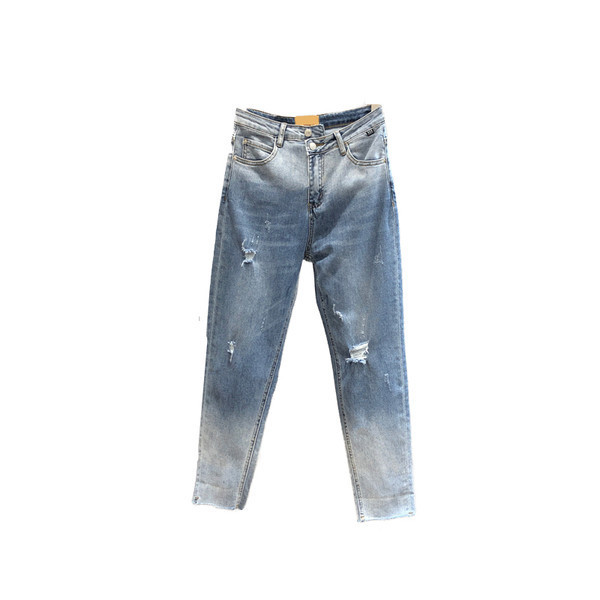 Blugi de dama cu model rupt si buzunare