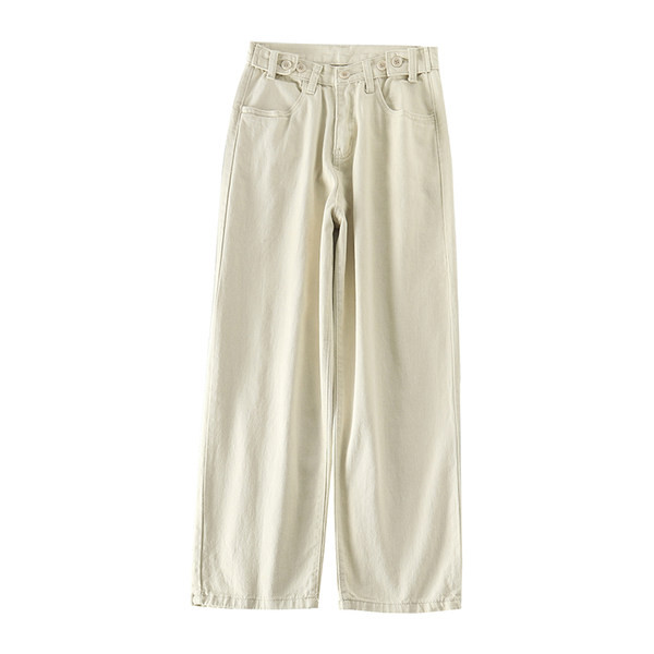 Blugi moderni de dama cu buzunare si nasturi