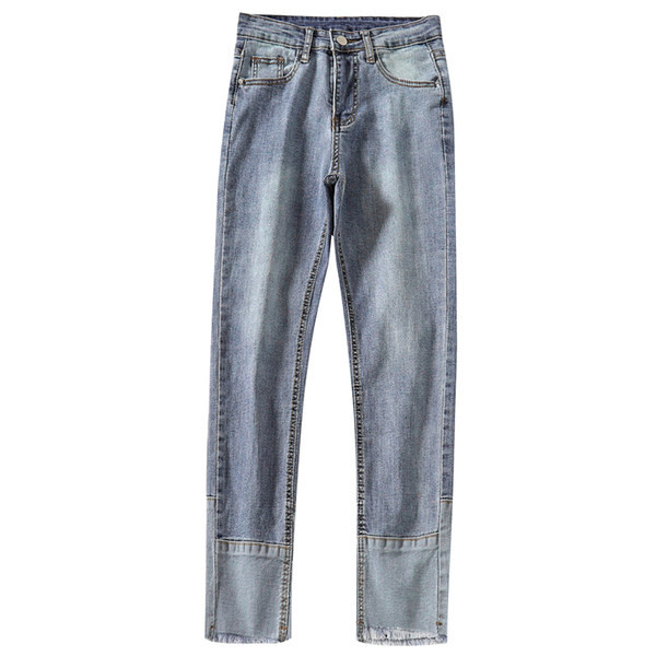 Blugi dama cu buzunare-Model Slim