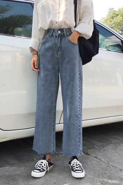 Model nou de blugi de vară până la glezne