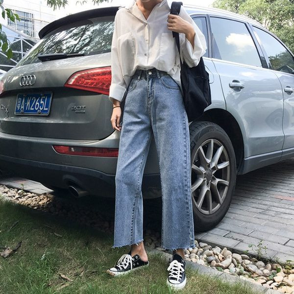 Model nou de blugi de vară până la glezne