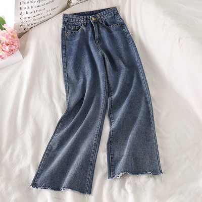 Sieviešu platie džinsi melnā un zilā krāsā