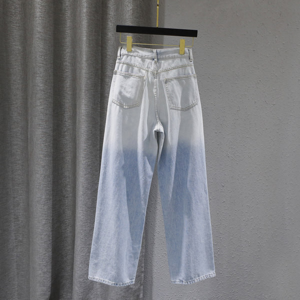 Blugi de dama - model lat in culoare irizata