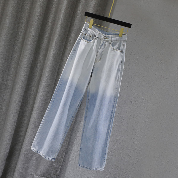 Blugi de dama - model lat in culoare irizata